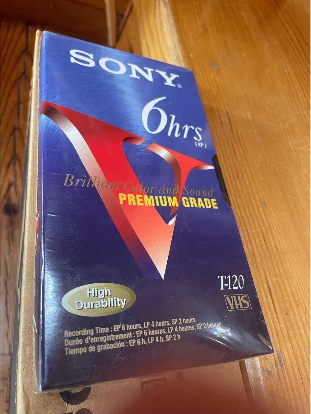 Sony T-120 VHS box of 10 - Sealed